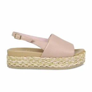 Sole Bliss Brandy: Blush Leather^ Flats | Sandals