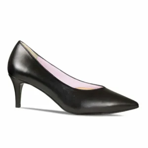 Sole Bliss Carmen: Black Leather^ Heels | Matching Bags & Shoes