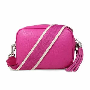 Sole Bliss Coco: Fuchsia Leather^ Casual Bags
