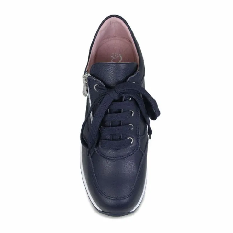 Sole Bliss Electra: Navy Leather^ Sneakers | Wedges