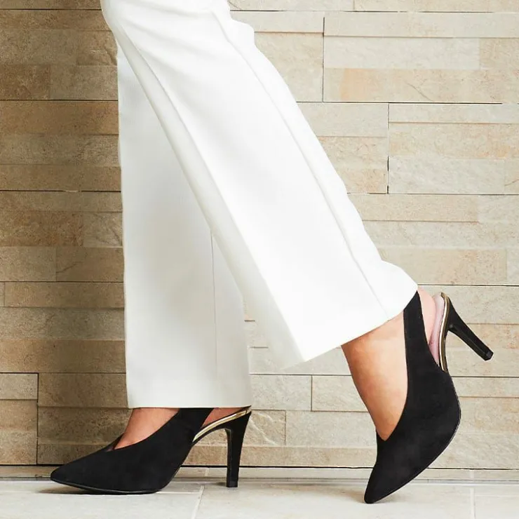 Sole Bliss Elsa: Black Suede^ Heels