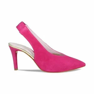 Sole Bliss Elsa: Fuchsia Suede^ Heels