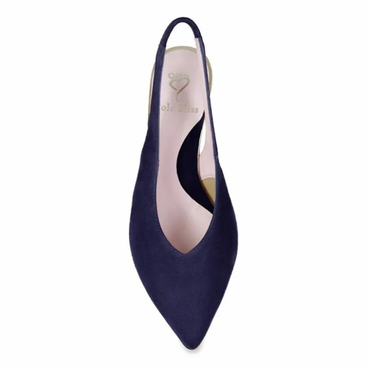Sole Bliss Elsa: Navy Suede^ Heels
