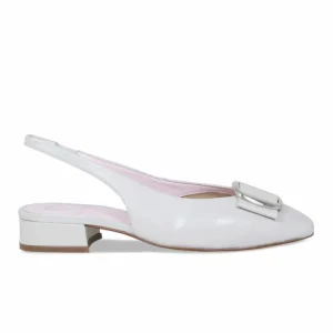Sole Bliss Faith: Pale Gray Leather^ Flats