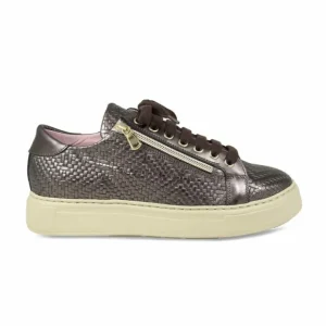Sole Bliss Feather: Bronze Weave Leather^ Flats | Sneakers