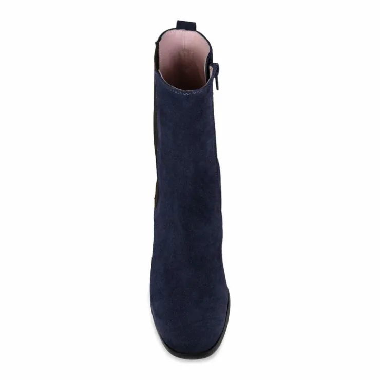 Sole Bliss Fern: Navy Suede^ Boots
