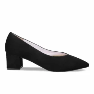 Sole Bliss Ingrid: Black Suede^ Heels
