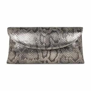Sole Bliss Jenna: Metallic Snake Print Leather^ Occasion Bags | Matching Bags & Shoes