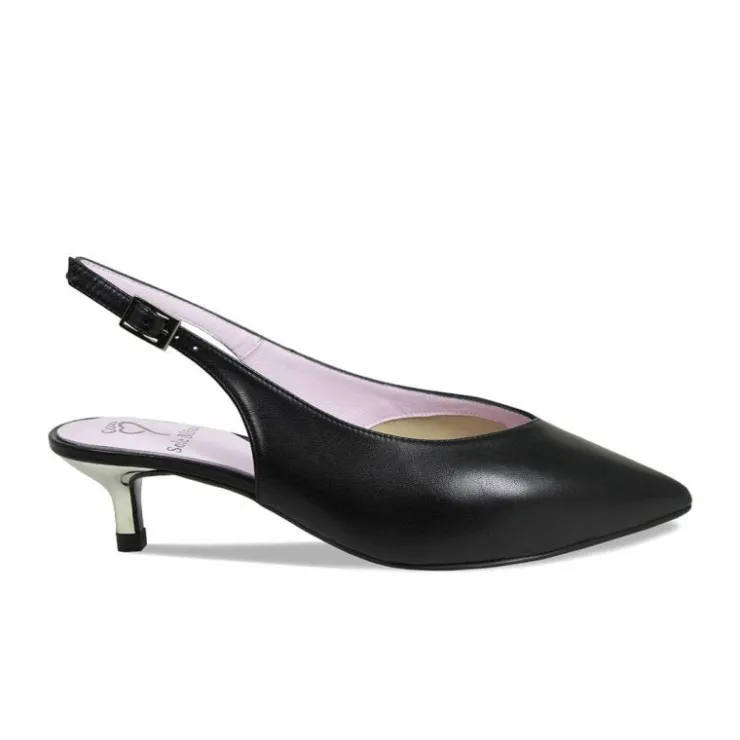 Sole Bliss Kara: Black Leather^ Heels