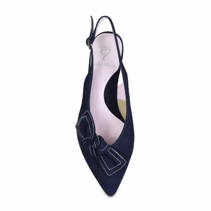 Sole Bliss Katrina: Navy Suede^ Heels