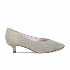 Sole Bliss Kitty: Metallic Taupe^ Heels