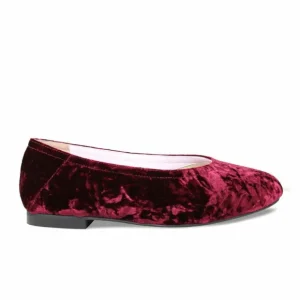 Sole Bliss Luna: Luxe Berry Velvet^ Flats