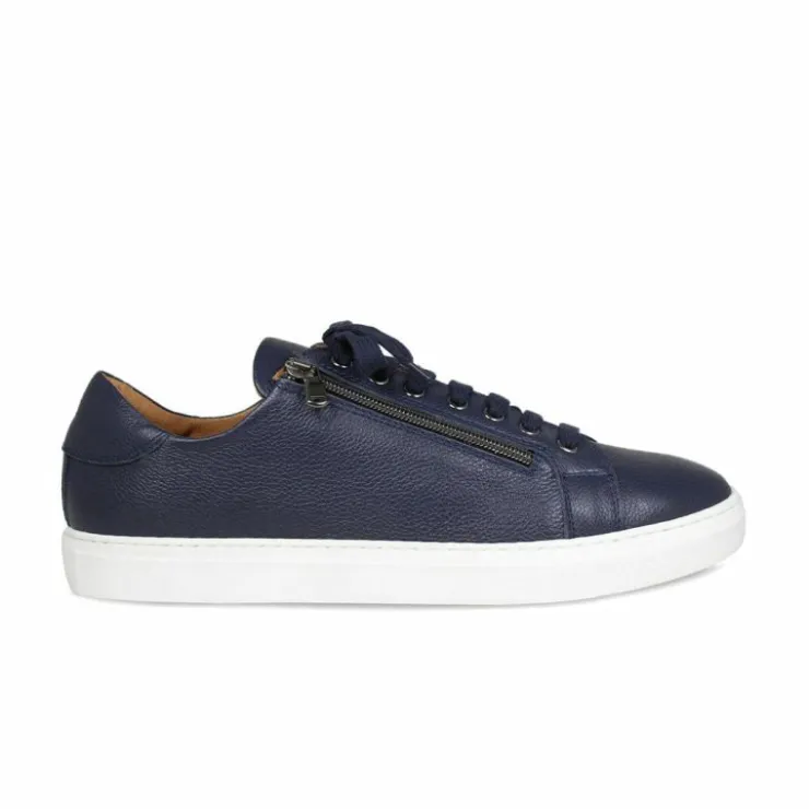 Sole Bliss MEN'S Stride: Navy Leather^ Men's Collection