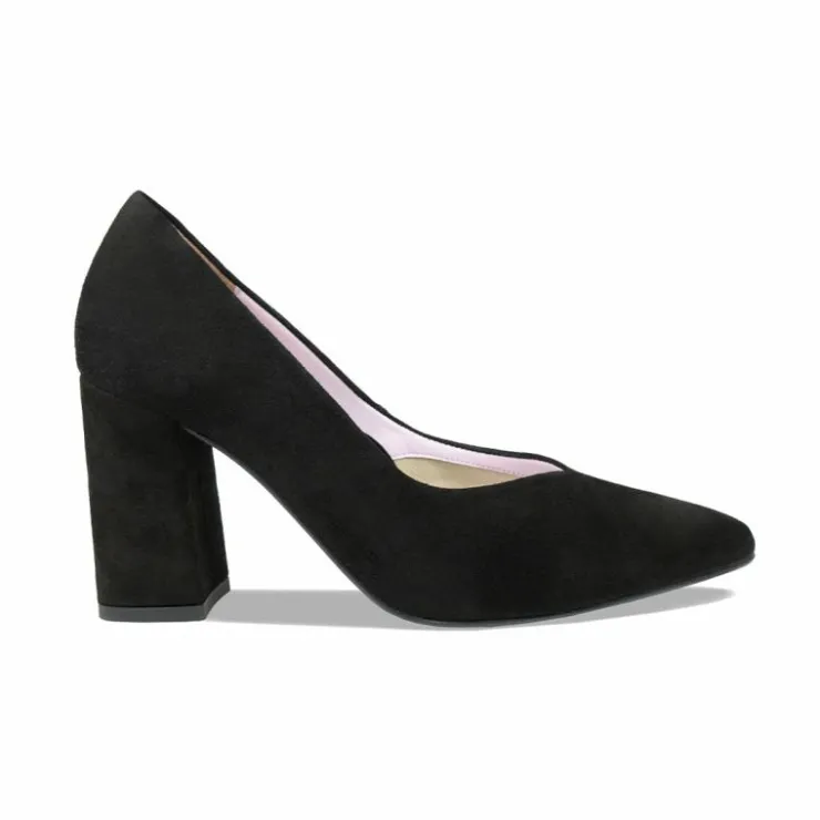 Sole Bliss Paloma: Black Suede^ Heels