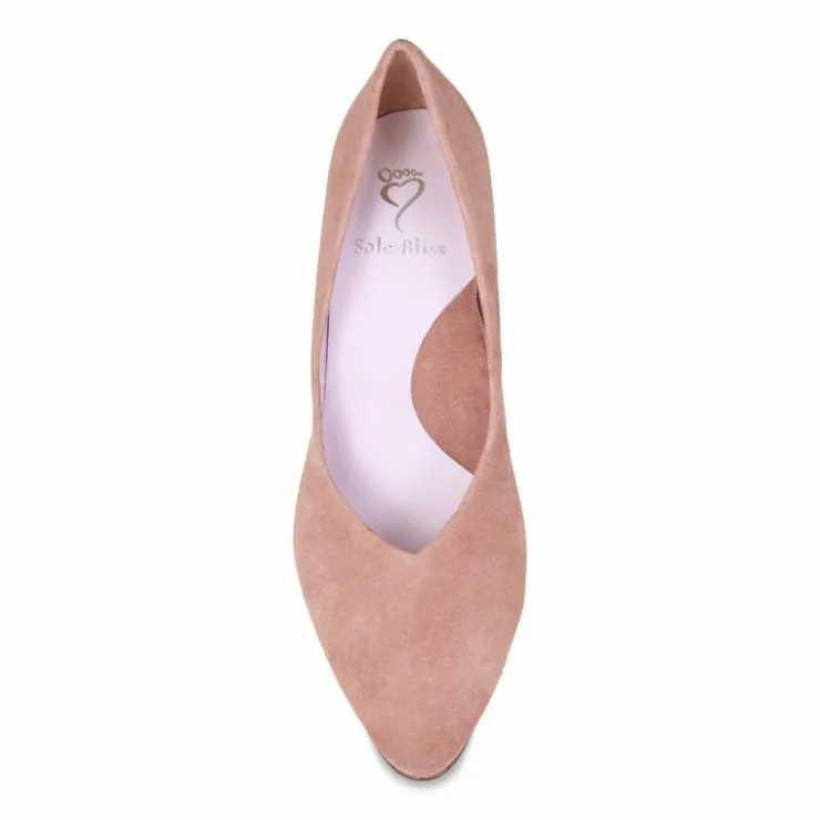 Sole Bliss Paloma: Rose Suede^ Heels