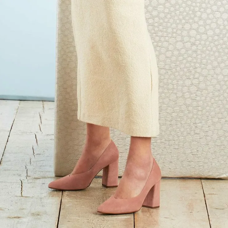 Sole Bliss Paloma: Rose Suede^ Heels
