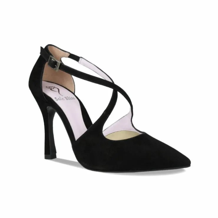 Sole Bliss Poet: Black Suede^ Heels