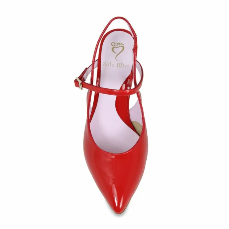 Sole Bliss Premiere: Red Patent Leather^ Heels