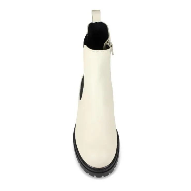 Sole Bliss Roxy: Ivory Leather^ Boots