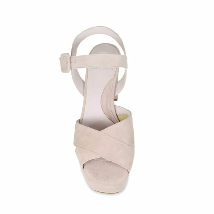 Sole Bliss Ruby: Blush Suede^ Heels | Sandals