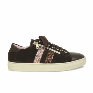 Sole Bliss Sprint: Chocolate Leather & Suede^ Flats | Sneakers