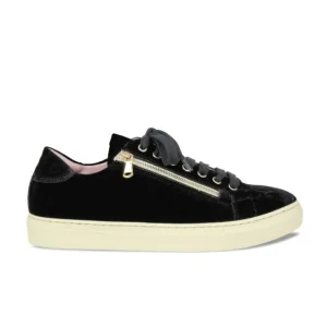 Sole Bliss Sprint: Luxe Black Velvet^ Flats | Sneakers