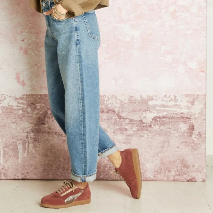 Sole Bliss Swirl: Rose Suede^ Flats | Sneakers