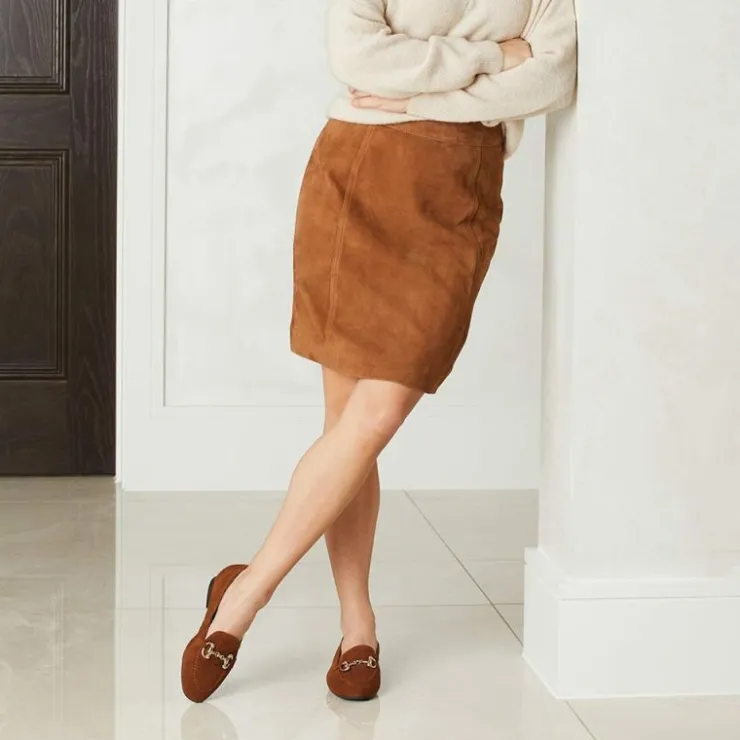 Sole Bliss Trinity: Chestnut Suede^ Flats | Loafers