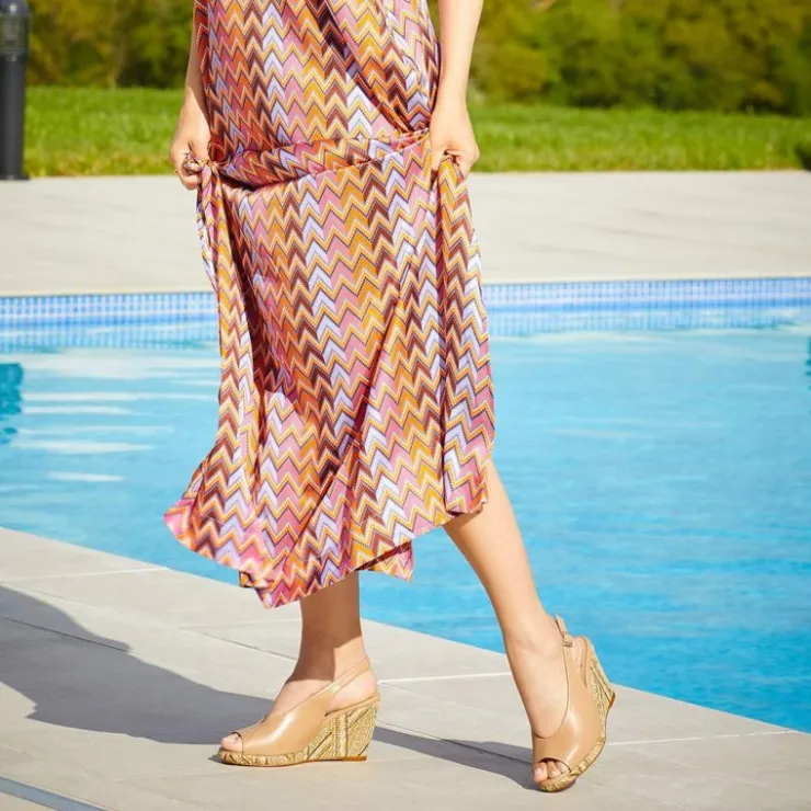 Sole Bliss Whitney: Sand Leather^ Sandals | Wedges