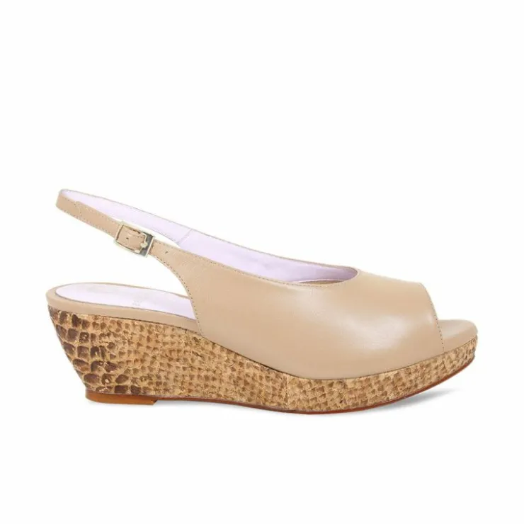 Sole Bliss Zena: Sand Leather^ Sandals | Wedges